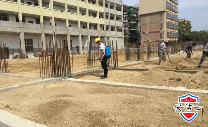 定海区学校机关防治白蚁